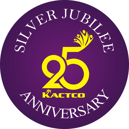 KACTCO Silver Jubilee 25th Anniversary emblem